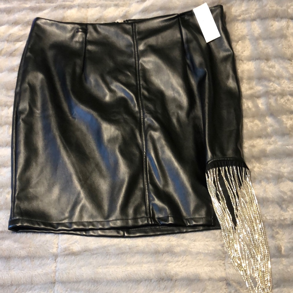 Fashion to Figure x SRV collection leather skirt